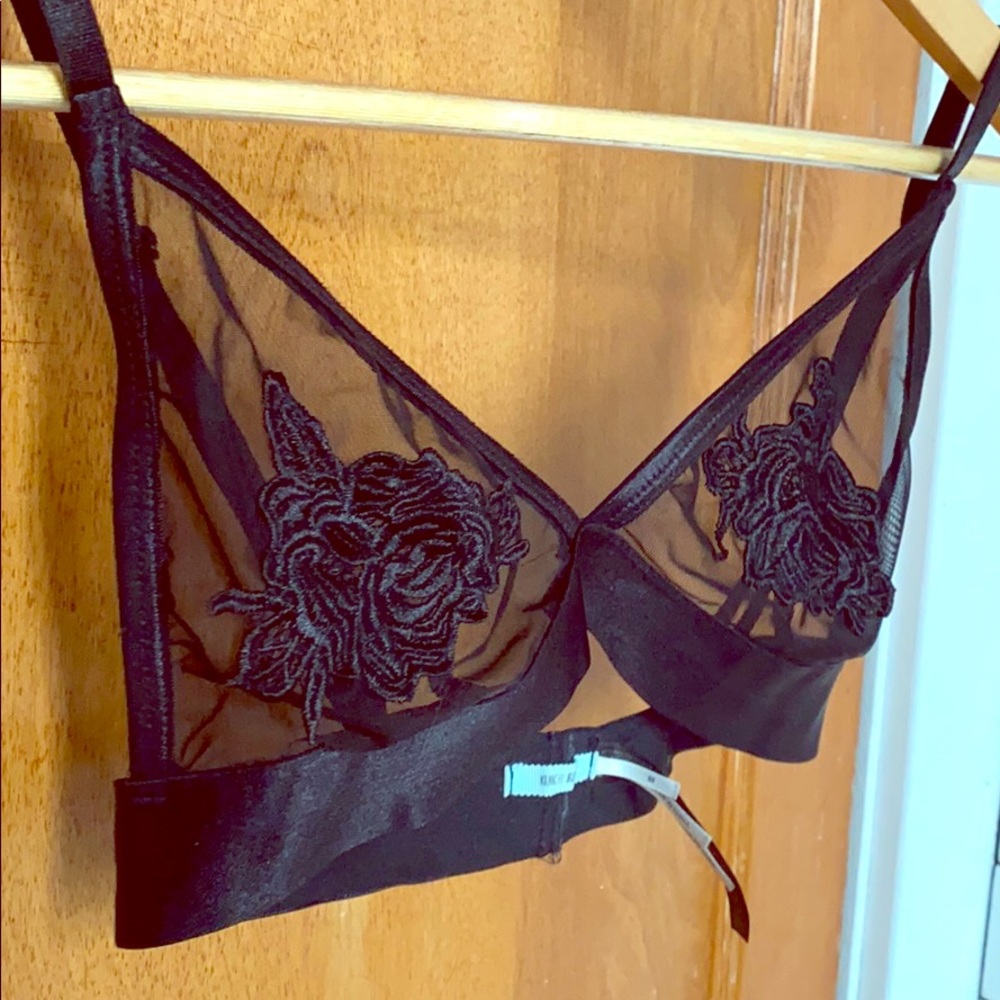 Urban Outfitters detailed black bralette